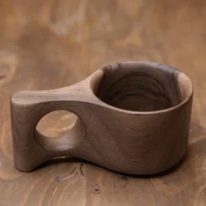 Handmade Kuksa Wooden Mug, 150cc – For Coffee, Tea & More
