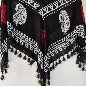 Handmade Kurdish Tassel Scarf – Ethnic Boho Folk Style