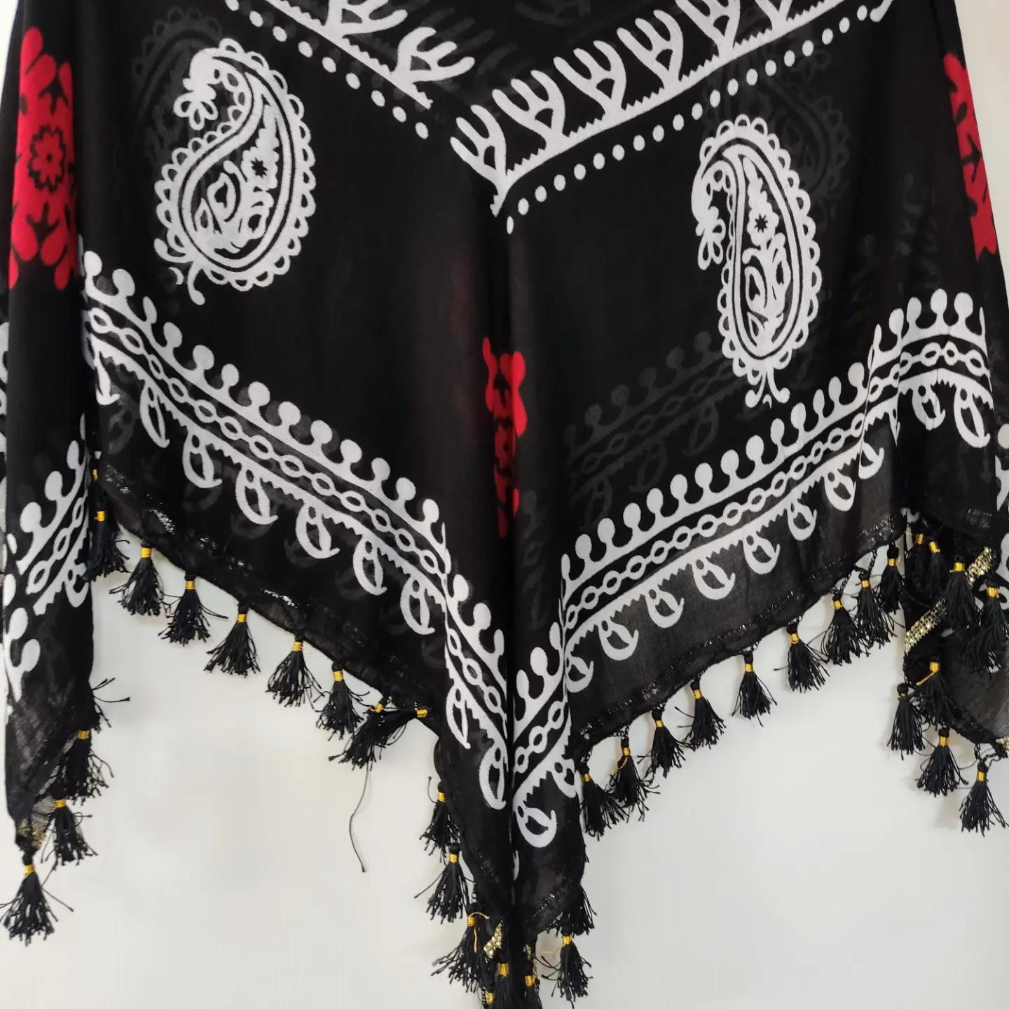 Handmade Kurdish Tassel Scarf – Ethnic Boho Folk Style