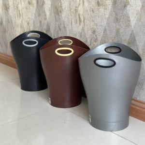 Indoor Plastic Wastebasket, 20.5L – Multi-Purpose Trash Bin for Office, Home