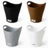 Indoor Conical Plastic Wastebasket, 5L – Stylish & Functional (2x)