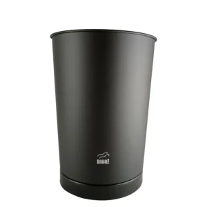 Indoor Metal and Plastic Wastebasket, 12.25L – Stylish Trash Bin for Home, Office, and More