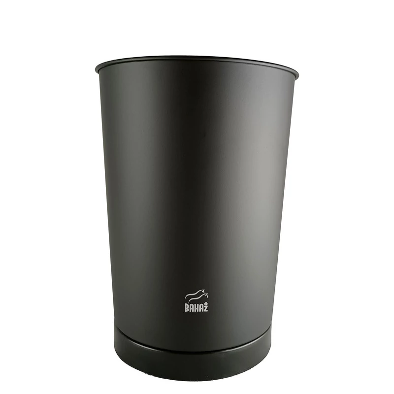 Indoor Metal and Plastic Wastebasket, 12.25L – Stylish Trash Bin for Home, Office, and More