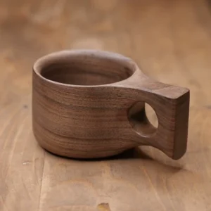 Kuksa Wooden Mug, 150cc- Handcrafted for Coffee or Tea