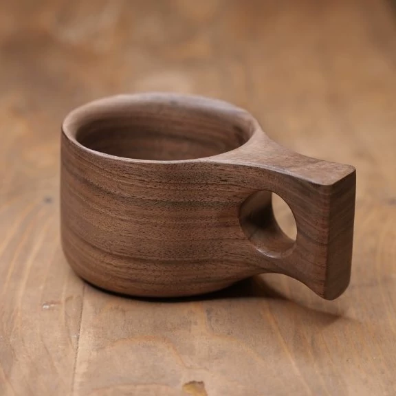Main image of Kuksa Wooden Mug, 150cc- Handcrafted for Coffee or Tea