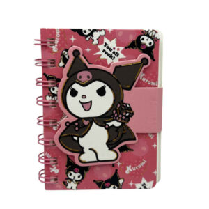 Kuromi Notebook – Cute Character Journal with 60 Lined Sheets