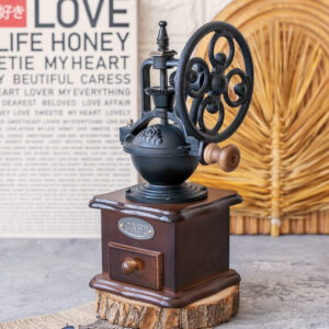 Retro Manual Coffee Bean Grinder Vintage Style – Mill Ferris Wheel Design
