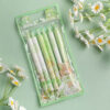 Matcha Aesthetic Ballpoint Pens – Cute & Smooth Writing Pack of 6