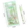 Matcha Aesthetic Ballpoint Pens – Cute & Smooth Writing Pack of 6