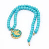 Thumbnail 2: Nishapour Turquoise Necklace – Capricorn (Dey) Zodiac Gold Leaf Design