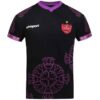 Persepolis 2021 New Away Jersey – Black with Pomegranate Flower Design (2)