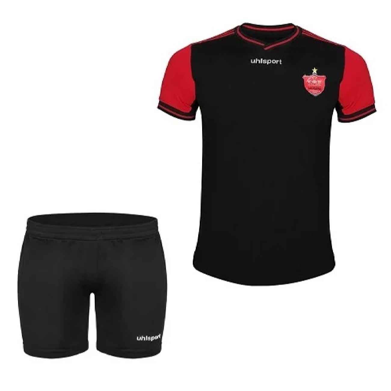 Persepolis Children's Black Football Short & Jersey – Minavand Edition Suitable for School