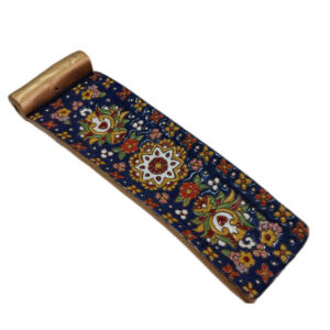 Persian Hand-Painted Artistic Pottery Incense Holder – Perfect for Meditation & Relaxation