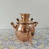 Persian Copper Stovetop Samovar 5L with Teapot, Hammered Finish