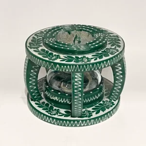 Persian Handmade Stone Teapot Warmer Floral Carved Design – Ideal for Brewing Tea and Coffee