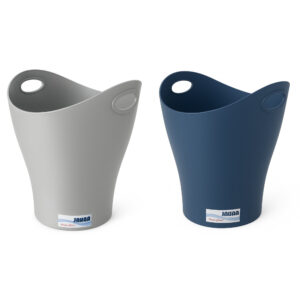 Plastic Conical Wastebasket, 15.9L – Modern Design for Home & Office (2x)