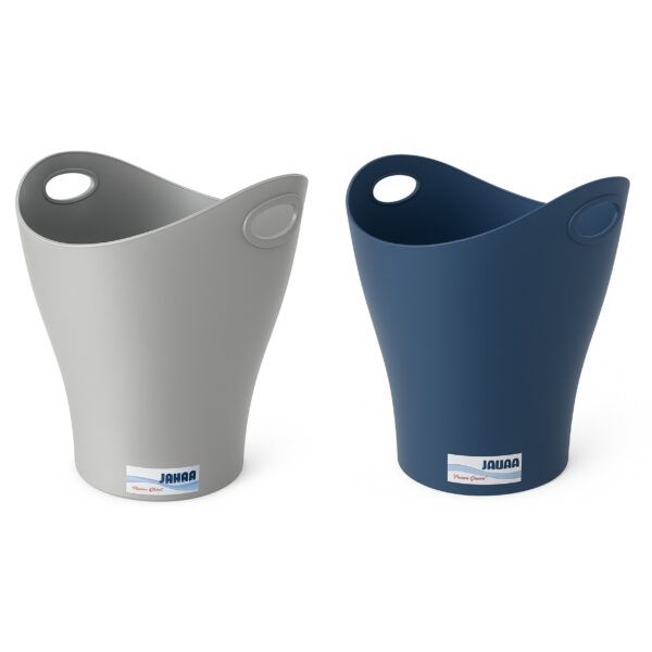 Plastic Conical Wastebasket, 15.9L - Modern Design for Home & Office (2x)