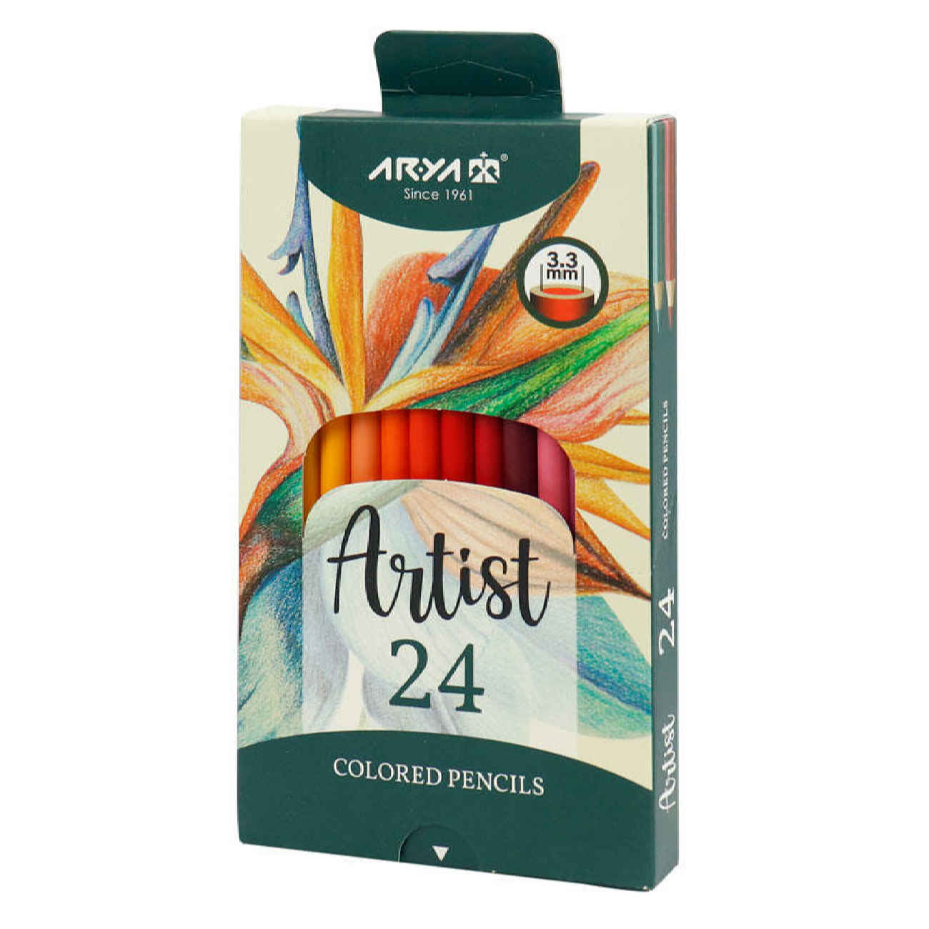 Premium Arya 24 Colored Pencils – Ideal for Sketching & Coloring