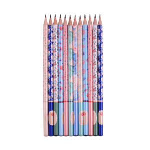 Prodone Flower Black Pencils – Floral Set for Creative Writing & Stylish Stationery Lovers Pack of 12