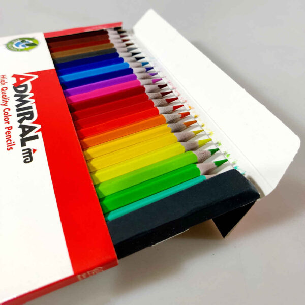 Race Boy 24-Color Pencil Set by Admiral C – Perfect for School & Art