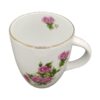 Red Rose Ceramic Coffee Mug – with Elegant Gold Rim .