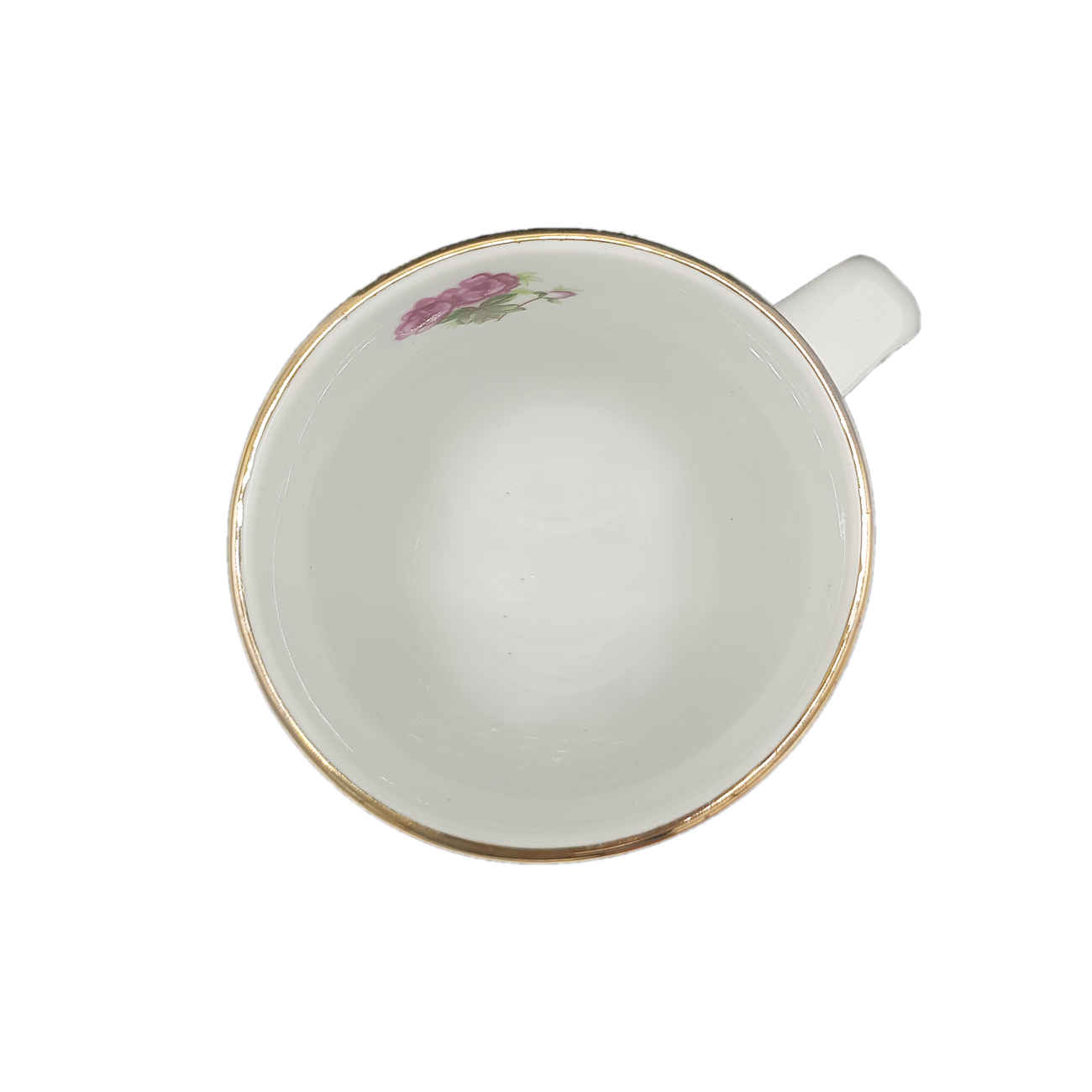 Red Rose Ceramic Coffee Mug – with Elegant Gold Rim