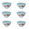 Red Rose Porcelain Tableware Bowl – Stylish and Durable Design (Set of 6)