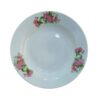 Red Rose Soup Plate Set – Ceramic Dinnerware (Set of 6)