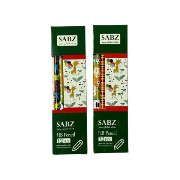 Sabz Black & Green Pencils – Premium Quality & Smooth Writing Durable Break-Resistant Graphite (1)