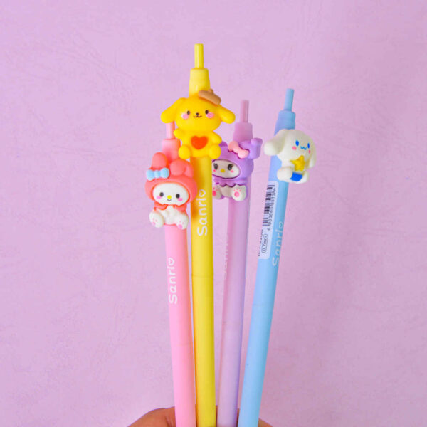 Sanrio 4-Piece 0.7mm Mechanical Pencil Set – Fun Kuromi & Melody Designs