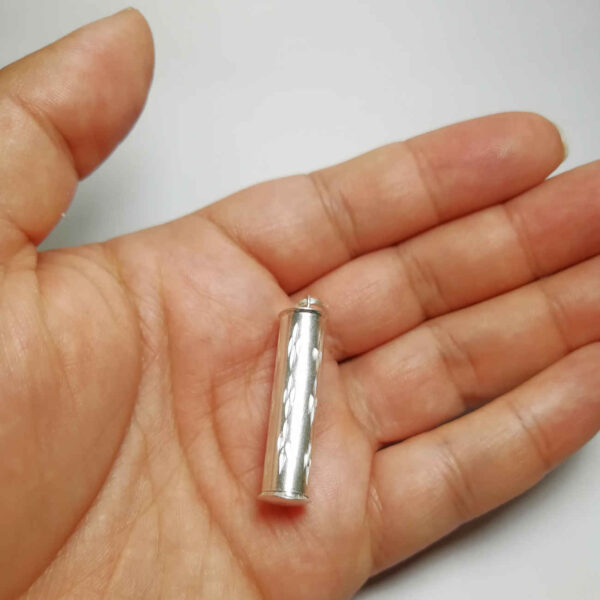 Silver Amulet Pendant – Imam Javad Design for Daily Wear & Protection