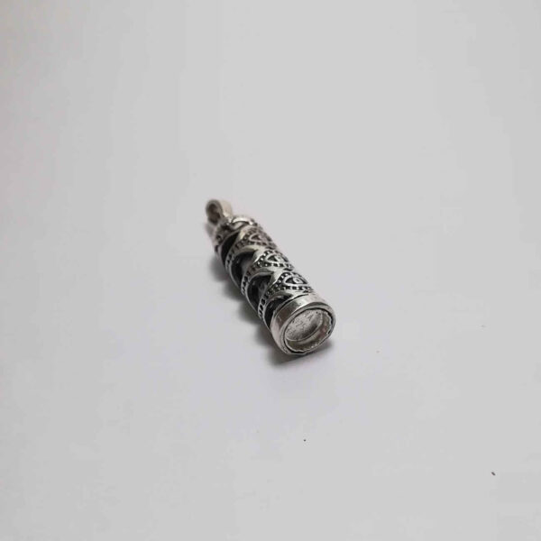 Silver Amulet Pendant – Imam Javad Necklace for Faith, Energy & Spiritual Healing