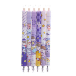 Space Explorer Pen Set – Adorable Astronaut Ballpoint Pen Pack of 6