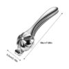 Thumbnail 6: Stainless Steel Lever Nutcracker – Steel Handle & Body, Ergonomic, for Walnuts & Chestnuts, Floral Design