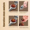Thumbnail 7: Stainless Steel Lever Nutcracker – Steel Handle & Body, Ergonomic, for Walnuts & Chestnuts, Floral Design