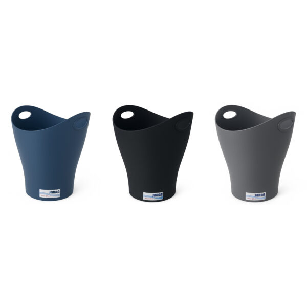 Topless Conical Plastic Wastebasket, 15.9L – Compact & Durable (3x) (2)