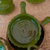 Thumbnail 6: Traditional Gilan Clay Pan with Handle "Gamaj" – Oven & Stove Safe