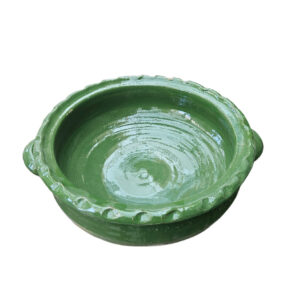 Traditional Gilan Clay Pan with Two Handle “Gamaj” – Suitable for Indirect Heat Use