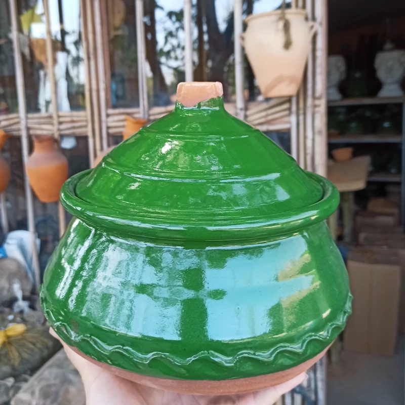 Main image of Traditional Gilan Clay Pot for Indirect Heat "Gamaj" – Ideal for Stews and Rice Dishes