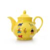 Thumbnail 5: Traditional Hand-Painted Ceramic Teapot with Gabbeh Pattern