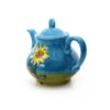 Traditional Hand-Painted Ceramic Teapot with SunFlower Pattern (2)