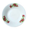 Traditional Red Rose Soup Bowl – Elegant Nostalgic Porcelain (Set of 6)