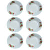 Traditional Red Rose Soup Bowl – Elegant Nostalgic Porcelain (Set of 6) (3)