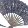 Venus Handmade Embroidery Fan – Delicate Cream Stitch Detailing