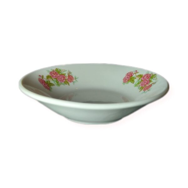 Vintage Red Rose Porcelain Bowl – Classic & Traditional Style (Set of 6)