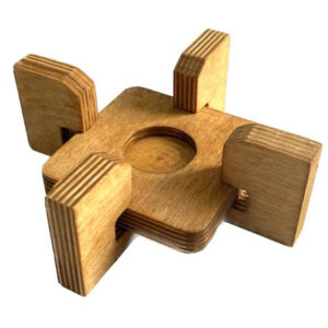 Wooden Teapot Warmer Stand – Ideal for Tea and Herbal Beverages