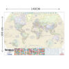Thumbnail 2: Educational World Map and Flags of Countries for Kids & Adults