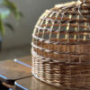 Thumbnail 5: Handwoven Mervar Wicker Chandelier – Boho Mesh Pendant Light for Indoor & Outdoor Spaces