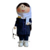 Thumbnail 3: Handcrafted Rag Doll – Female Nurse in with Modest Attire | Medical-Themed for Gifting, Decor & Appreciation Events