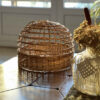 Thumbnail 4: Handwoven Mervar Wicker Chandelier – Boho Mesh Pendant Light for Indoor & Outdoor Spaces